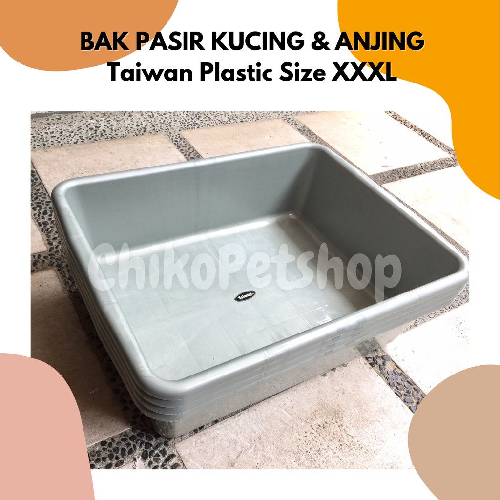 BAK PASIR untuk poop KUCING &amp; ANJING Taiwan Plastic Size XXXL