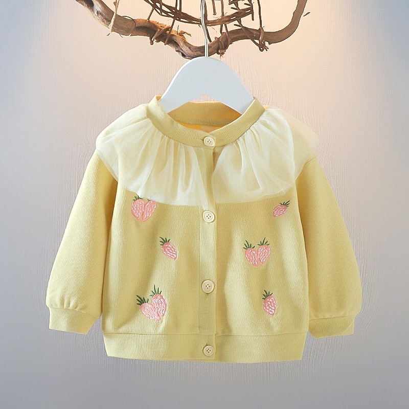 CHUBBI 2 Sweater/Cardigan Anak Bayi Perempuan Rajutan Fruit