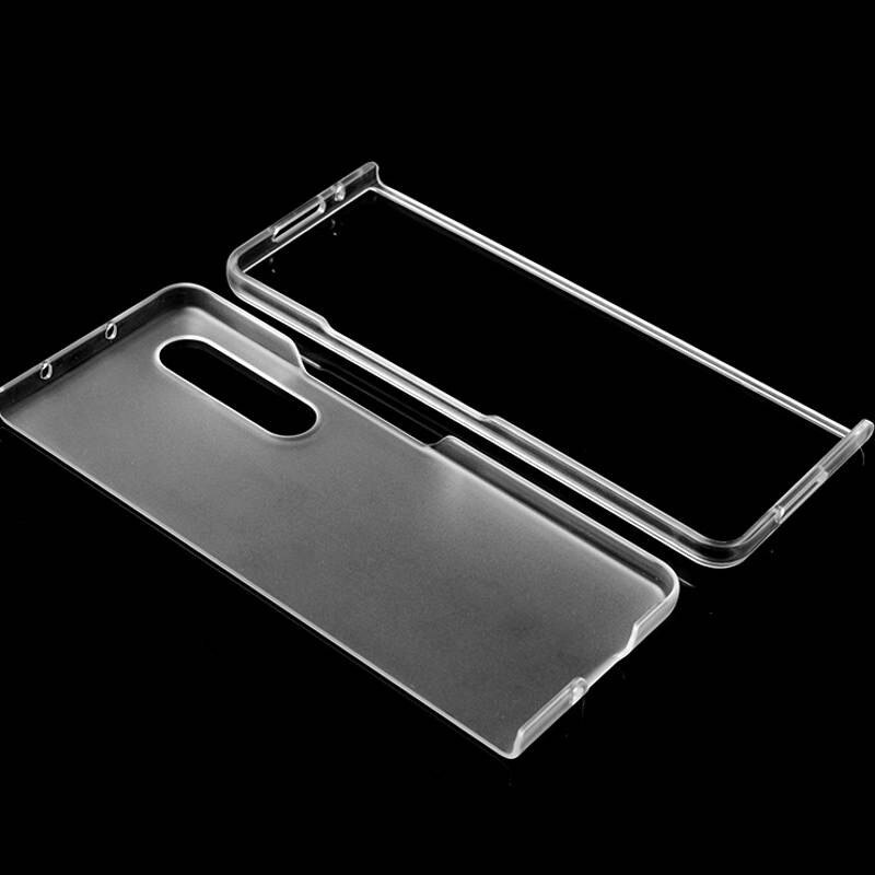 Hard PC Material Matte Case For Samsung Galaxy Z Fold3 Transparent Folding Protective Cover