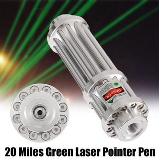 Alfa Pen Laser Pointer 20 Miles Warna Hijau 0.5mW 532nm untuk Hadiah