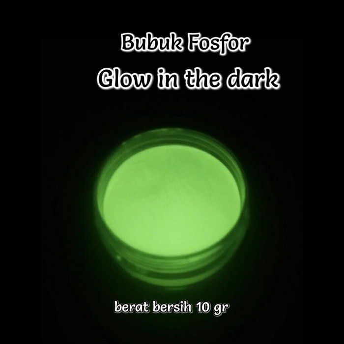 

Murah Bubuk Fosfor Glow In The Dark Hijau/ Berat 10 Gr Gilaa!!!