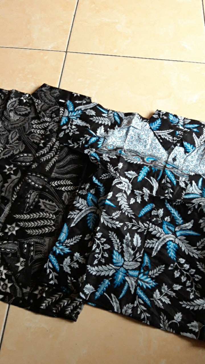 Baju Batik Anak Laki Laki Umur 1-12 Tahun Terbaru / Atasan Hem Kemeja Lengan Pendek Anak Cowok Murah