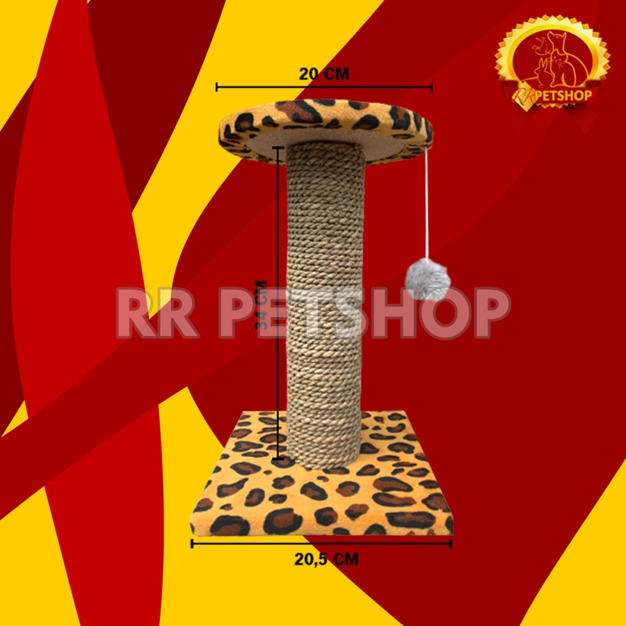 Cakaran Kucing Tiang garukan Mainan Kucing Cat Scratcher Toys