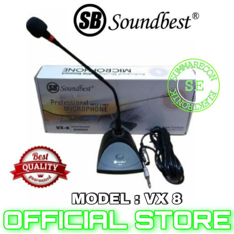 mic kabel meja podium soundbest vx8 original mic meja podium conference