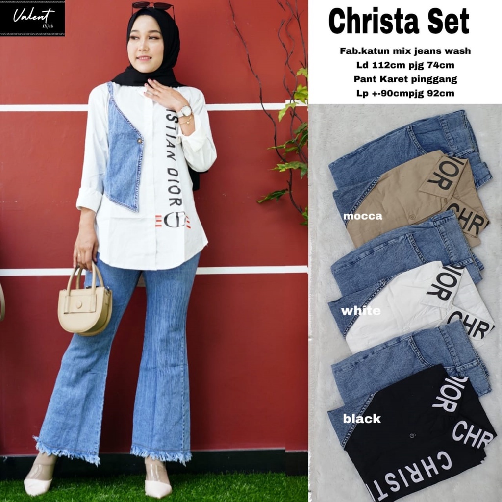 SETELAN CELANA WANITA TRENDY / BAJU SETELAN WANITA REMAJA KEKINIAN TERBARU / STELAN WANITA