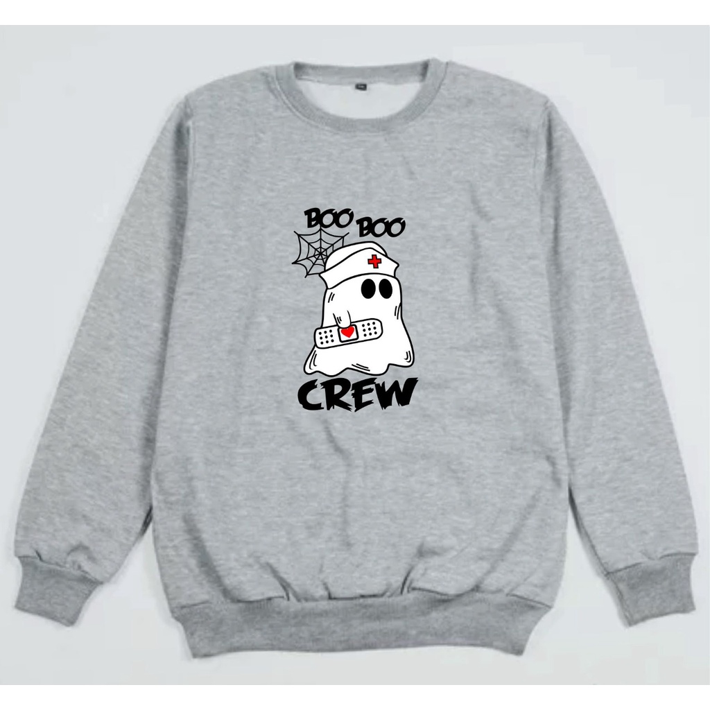 SWEATER CREWNECK BOO BOO CREW PRIA/WANITA