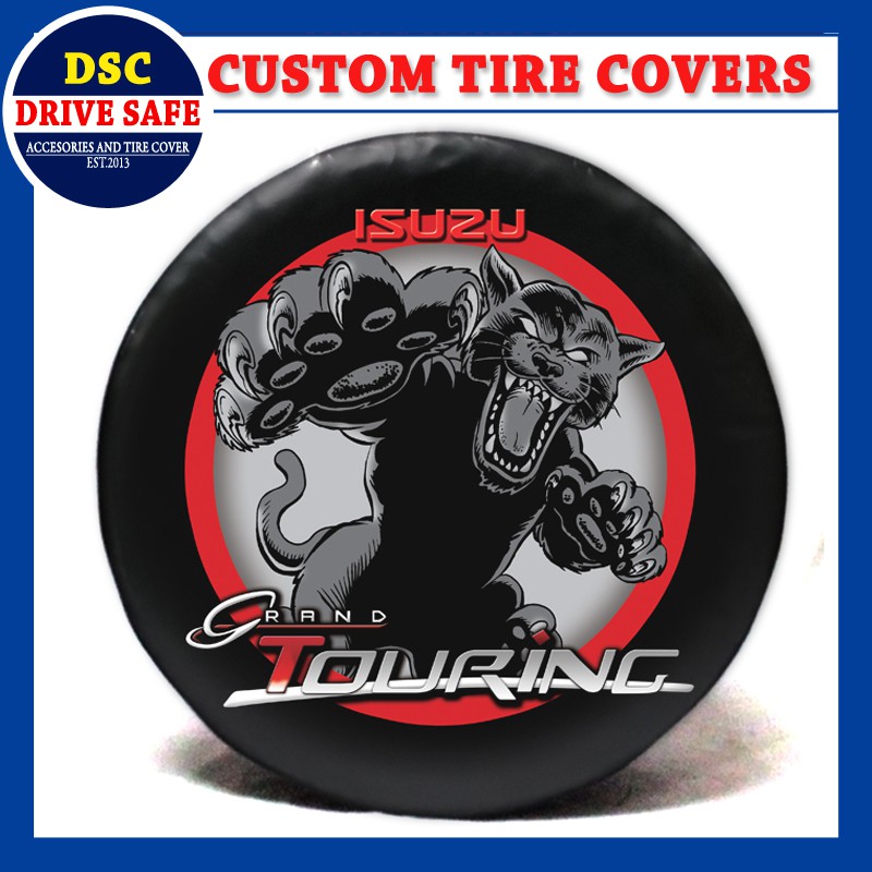 COVER BAN / SARUNG BAN SEREP ISUZU PANTHER GRAND TOURING DESIGN PANTHER TOURING (BISA CUSTOM)