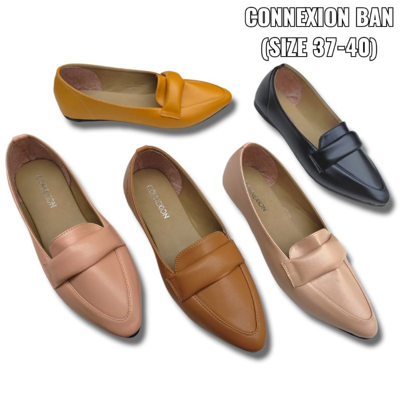 SEPATU WANITA / FLAT SHOES CONNEXION BRANDED MATAHARI MURAH FLTSHSCNNX22