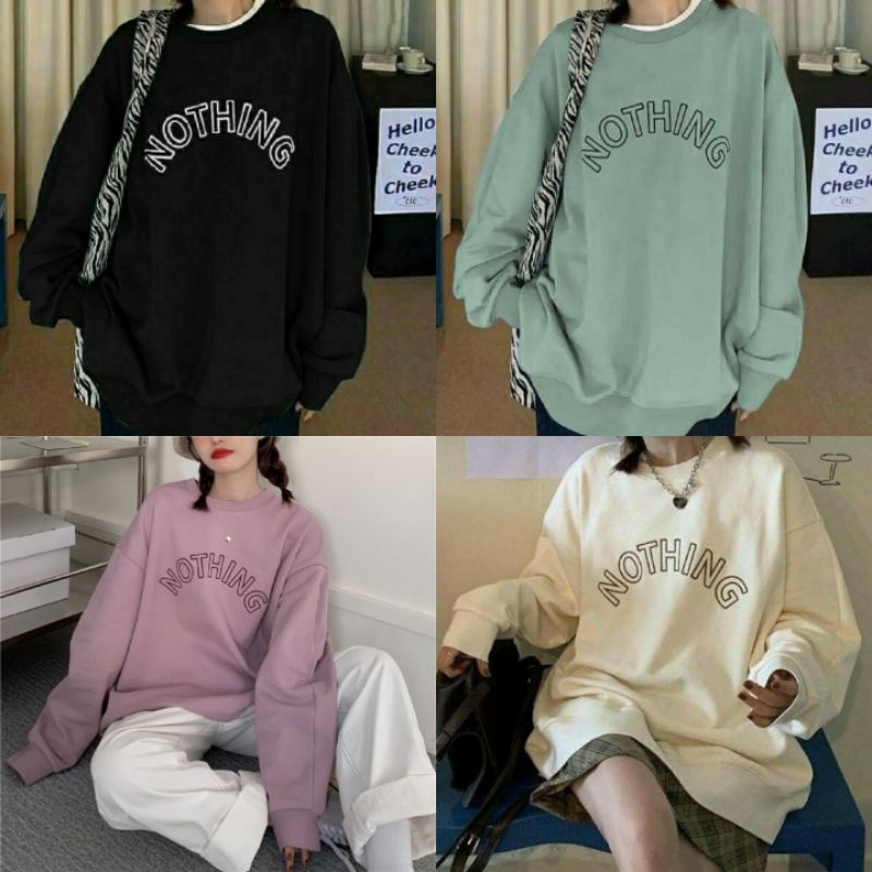 Nothing Sweater Basic Oversize Crewneck