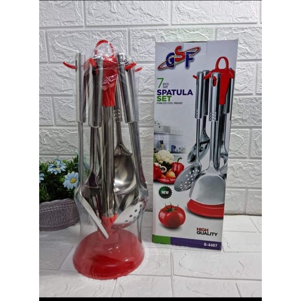 Spatula Set 7pcs  Sutil Set  Spatula GSF G-4406 SPATULA GSF MURAH