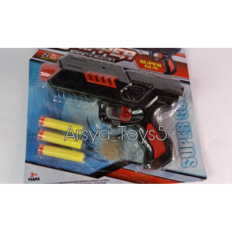 Mainan Anak  pistol Sniper super Gun 2in1