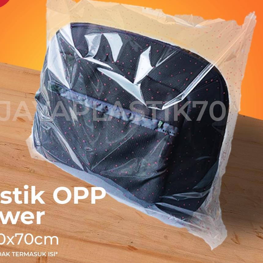 

➧ Plastik ultah / plastik souvenir Opp pembungkus makanan uk: 50 x 70 Tanpa Pita isi 12 ★