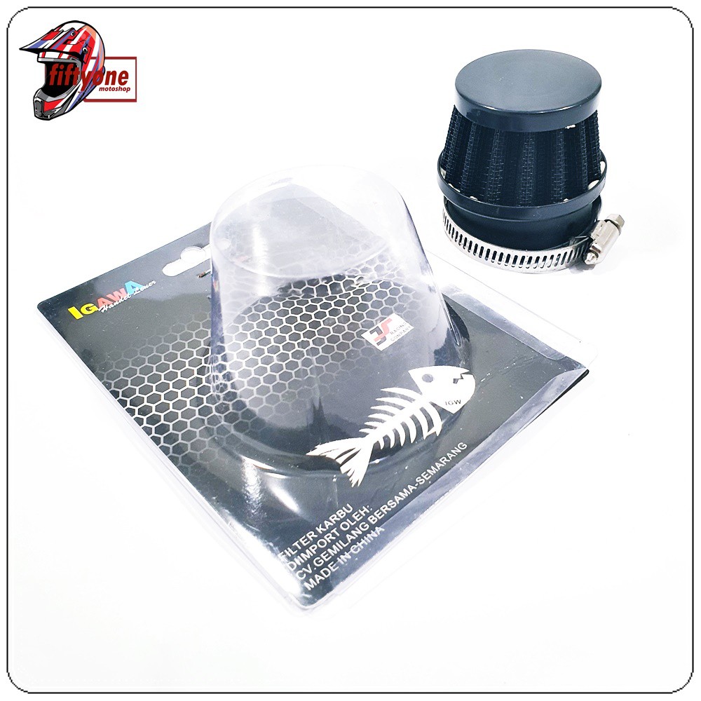 Tutup Filter Udara Karburator Motor Hitam Model Jamur Variasi