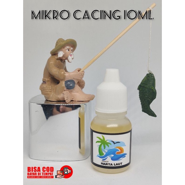 ESSEN MIKRO CACING 10ml (Harta Laut) ESSEN GACOR / ESEN JITU / ESSEN GALAK / ESSEN JUARA / ESSEN IKA
