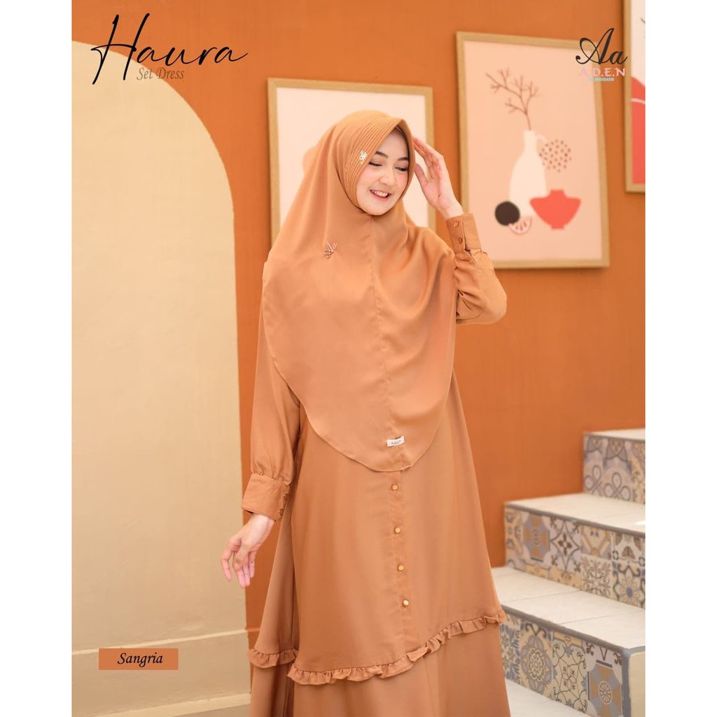 HAURA BY ADEN HIJAB/GAMIS SET