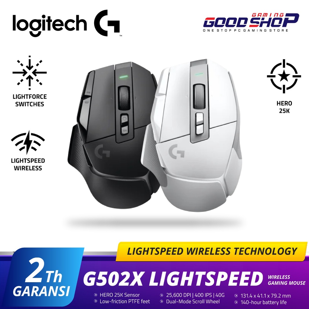 Logitech G502X Lightspeed Wireless - Gaming Mouse