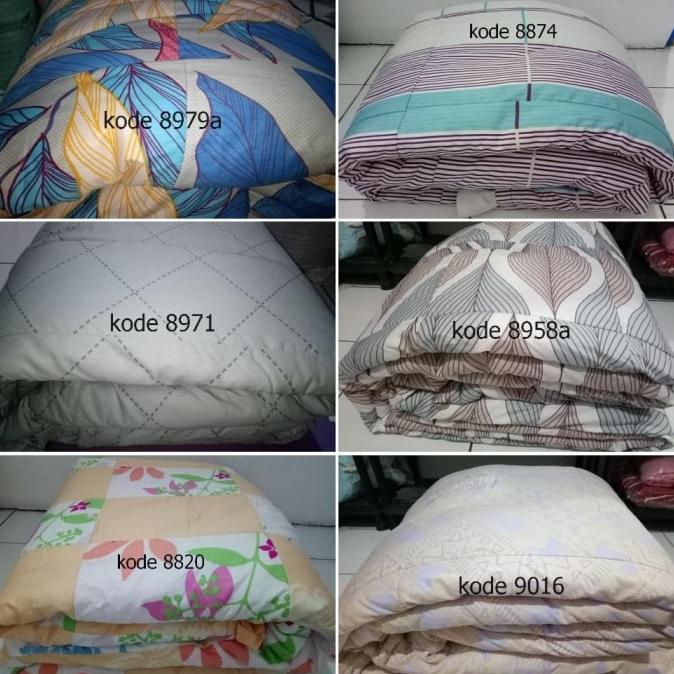 Bedcover set + sprei uk 180x200 bahan perca My Love