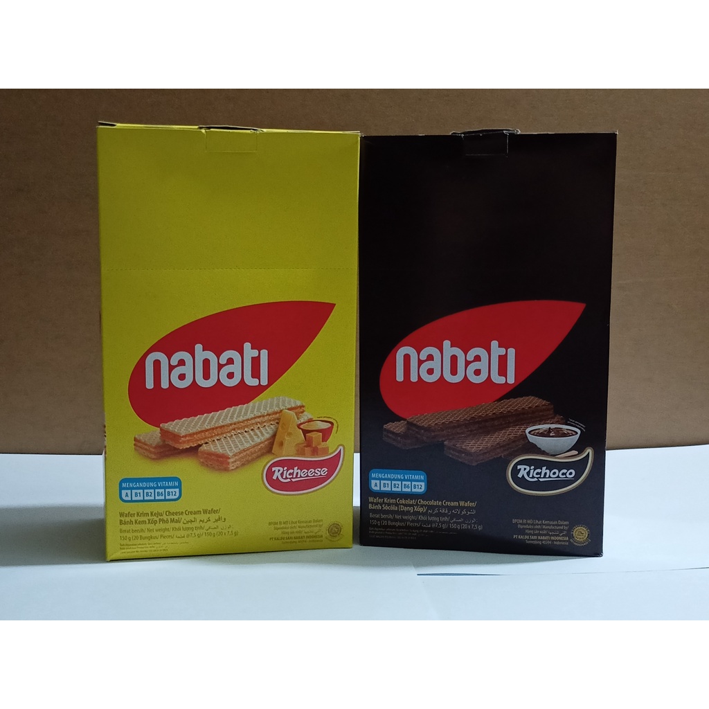 

Nabati Richeese / Richoco Wafer 1 Box Isi 20