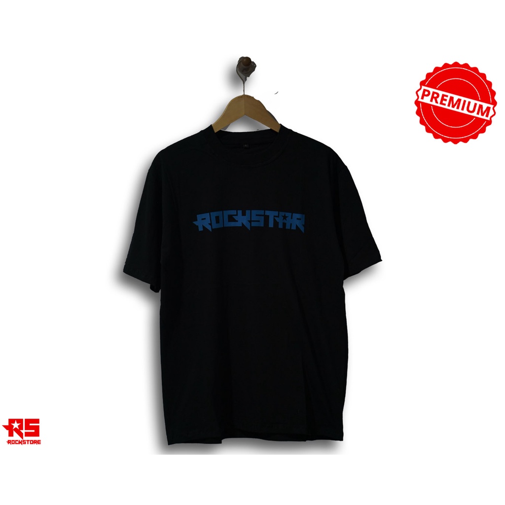 Kaos ROCKSTAR /KAOS ROCKSTAR/ Kaos Band Kaos Musik Tshirt baju Music -ORIGINAL ROCKSTORE.ID-