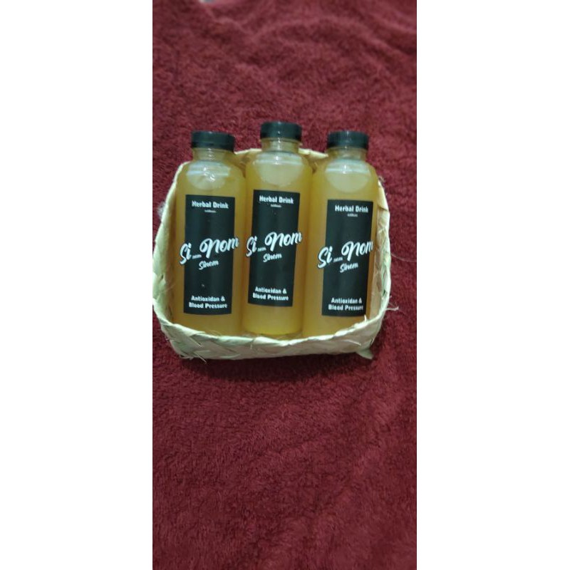 

sinom250ml packing pakai besek khusus gosend