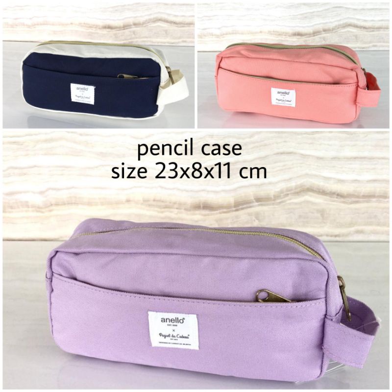 

Pencil case tempat kotak pensil Anello A1252 organizer murah promo