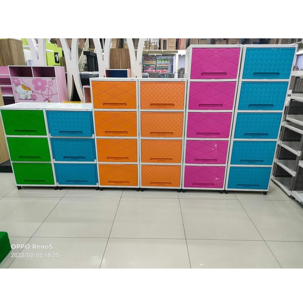 LEMARI PLASTIK DENALI CABINET SUSUN 4