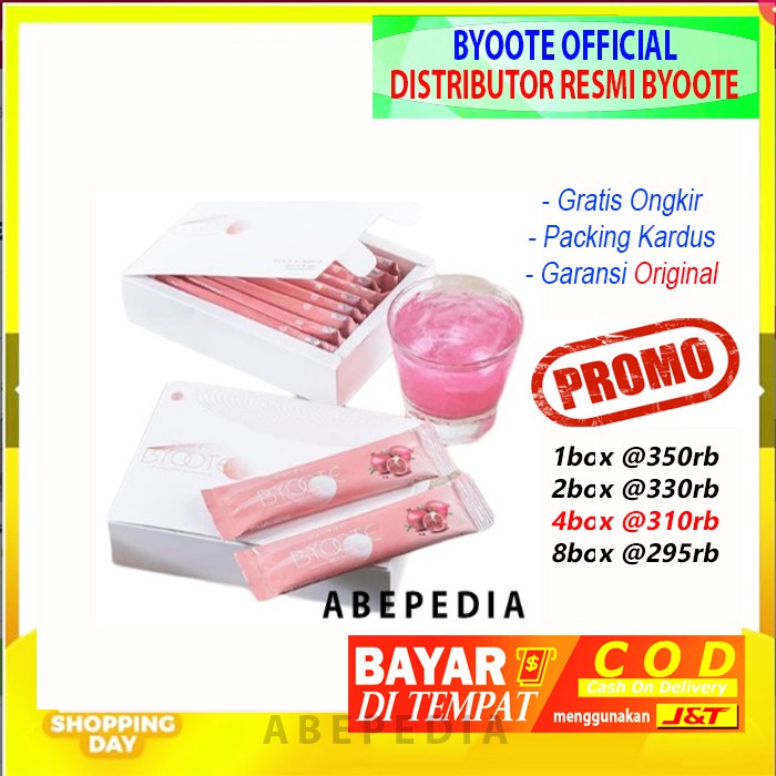 BYOOTE COLLAGEN GLUTATHIONE ORIGINAL BPOM HALAL SUPLEMEN KECANTIKAN PERAWATAN KULIT TUBUH