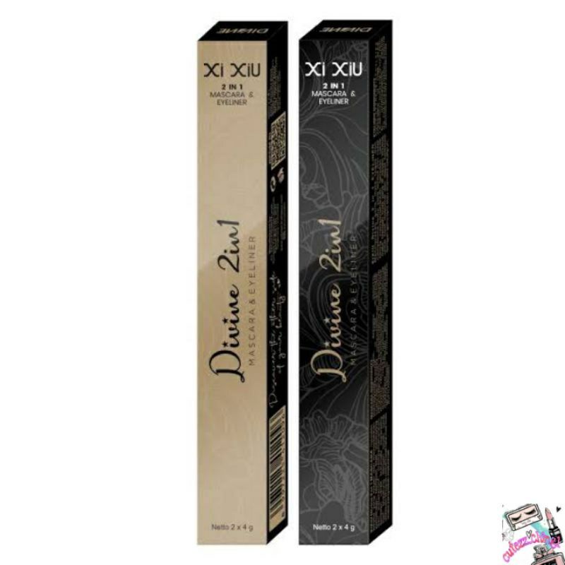 Xi Xiu 2In1 Divine Mascara and eyeliner waterproof