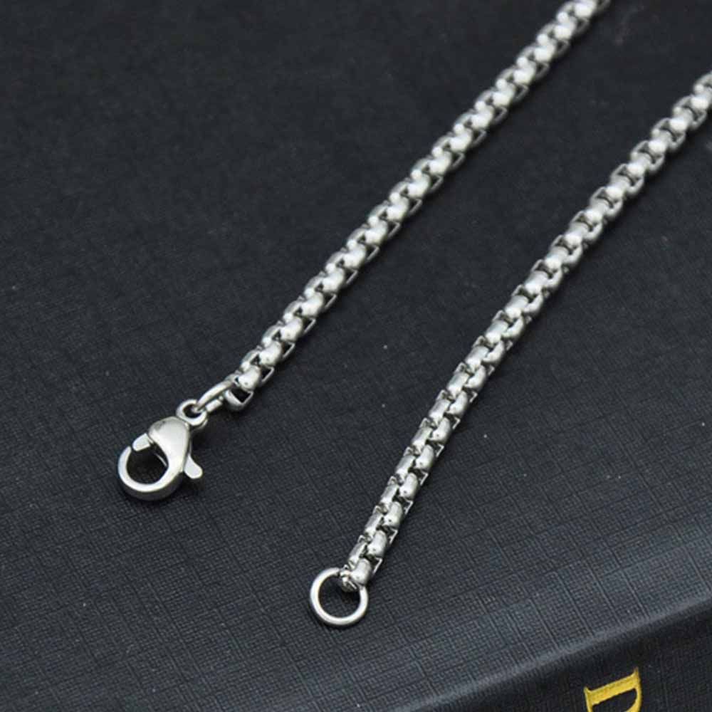 SKJK  Hip-Hop Necklace Silver Chain Steel Gift Pendant Charm Color Hop Jewelry Stainless/Multicolor