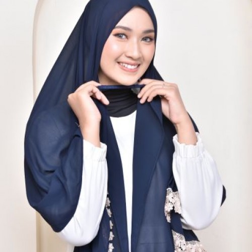 Krudung Hijab jilbab Pashmina Pasmina Renda Karet Ceruty Babydoll Premium 2021 165x75 Attmohijab