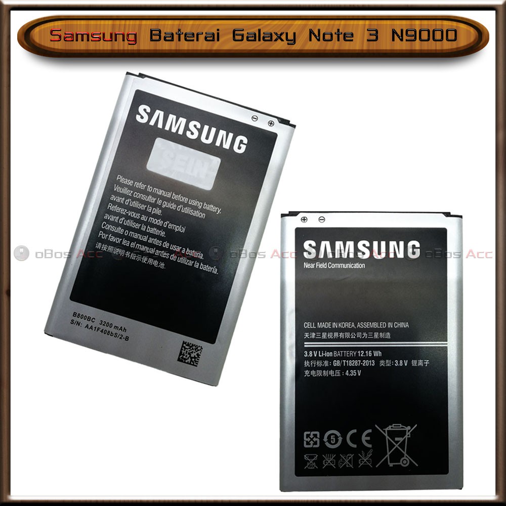 Baterai Samsung Galaxy Note 3 N9000 Original Batre Batrai HP | Shopee