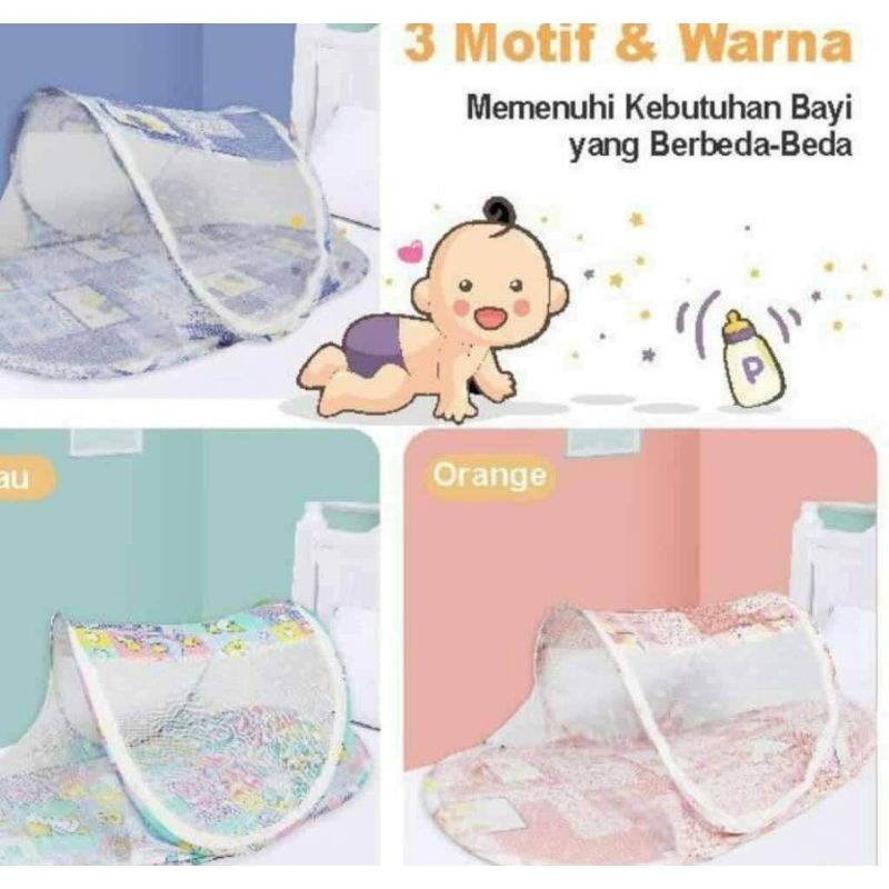 (Murah) Kelambu Bayi / Kelambu Baby Bed / Kelambu Anti Nyamuk Serangga / Kelambu Bayi Murah