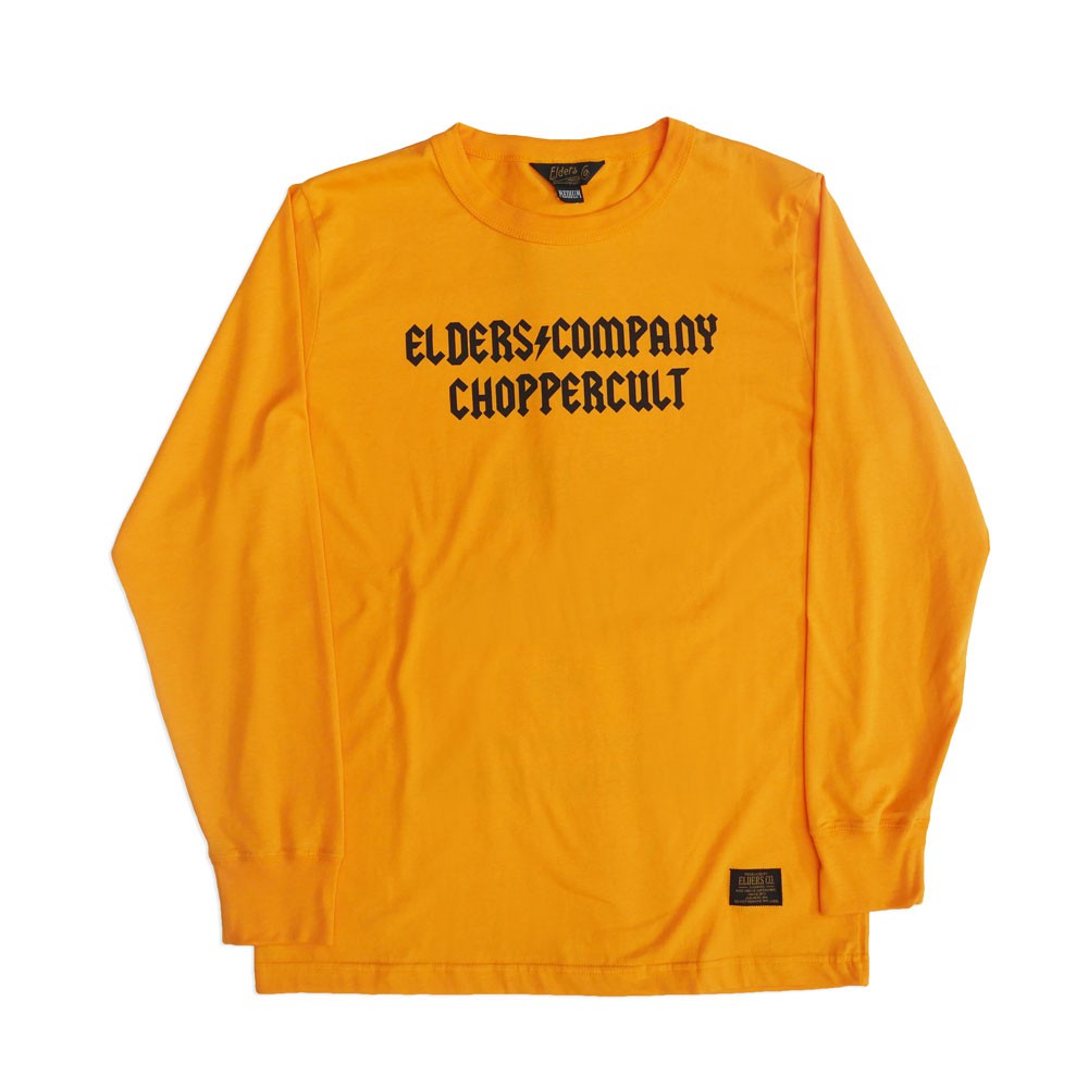 Kaos Lengan Panjang Elders Company Chopper Cult Kuning Kaos Lengan Panjang Elders Company Chopper Cult Kuning