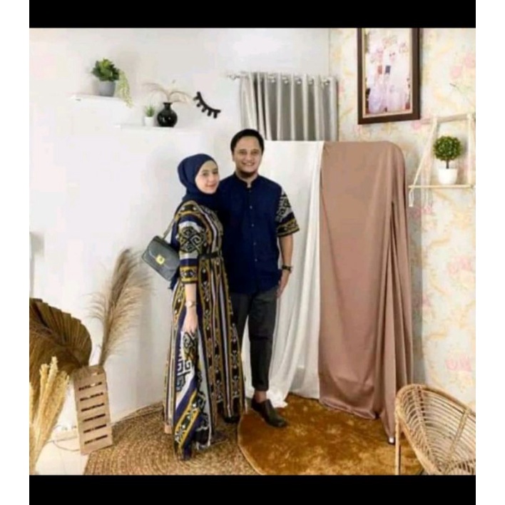 set couple baju tenun//set couple keluarga//baju pesta//baju tenun jepara