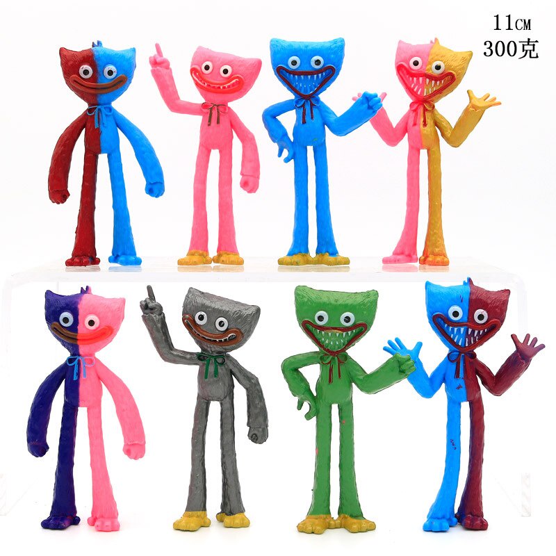 Figure Monster Huggy Wuggy Kissy Missy Poppy Playtime set