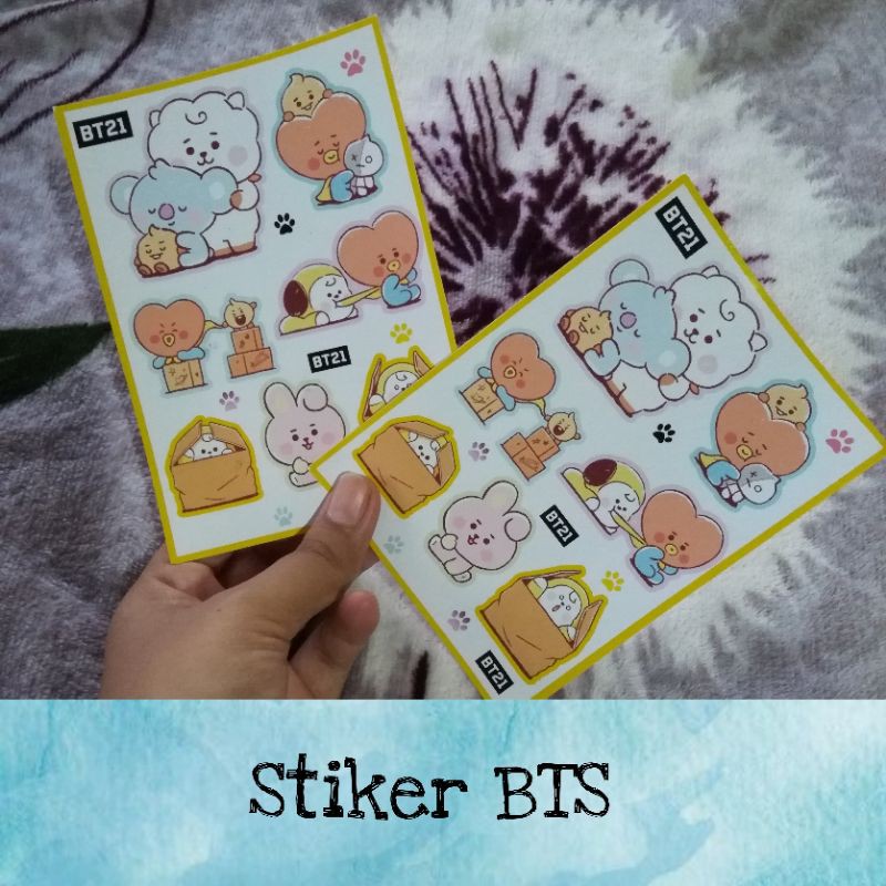 Stiker BTS // lucu // bt21