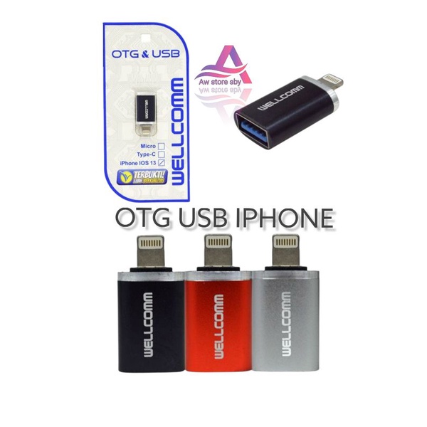 (WELL-COMM) OTG IPHONE USB LIGHTNING FLASH DRIVE iOS13 IPHONE 7/7+/8+/X/XS MAX/XR/11/11 PRO MAX/12/12 PRO MAX/13/13 PRO MAX