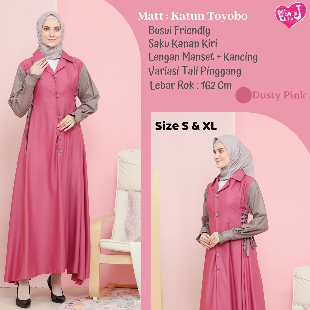 Gamis Toyobo Premium Terbaru Pakaian Muslim Wanita Kekinian Size S Dan Xl