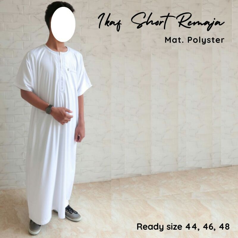 JUBAH IKAF LENGAN PENDEK IMPORT