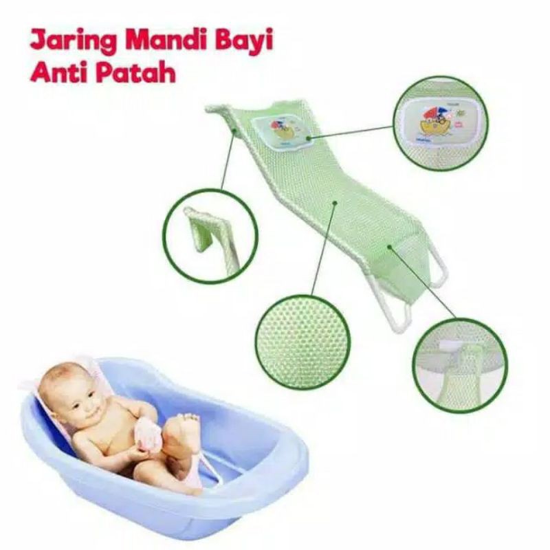 Baby bath helper BESAR jaring mandi bayi alat bantu mandi bayi