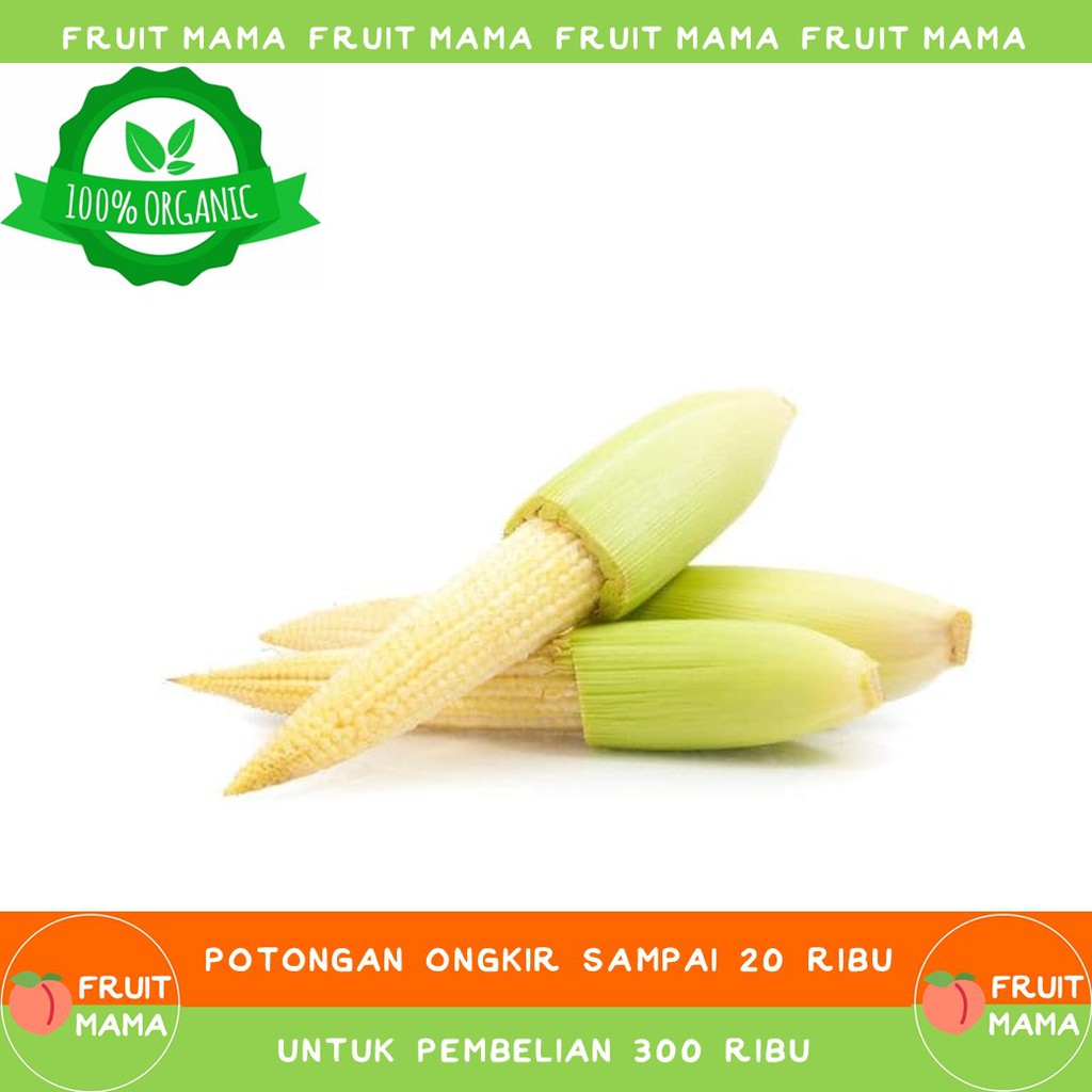 

JAGUNG ACAR Organik 250 Gram| Fruit Mama | Buah Impor & Sayur Organik