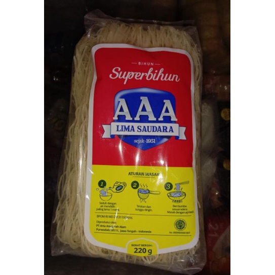 

Super Bihun AAA Lima Saudara / SuperBihun Instant AAA Triple A 450gr/220gr