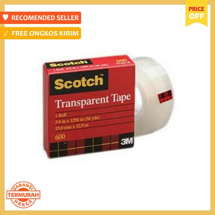 

Magic Scotch Tape 3M 600 - Pengikat & Perekat - Selotip & Double Tape