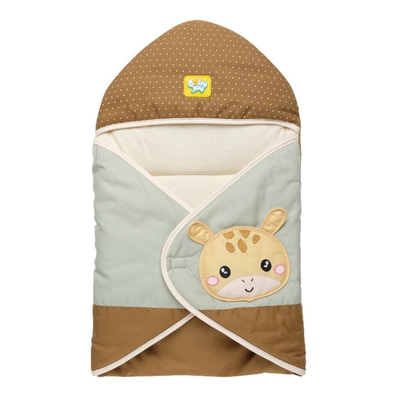 Baby joy selimut bayi topi/blanket baby girrafe series