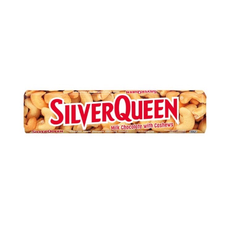 Silverqueen Almond Milk Chocolate &amp; Chocolate Cashew 28gr (Tambahan Hampers)