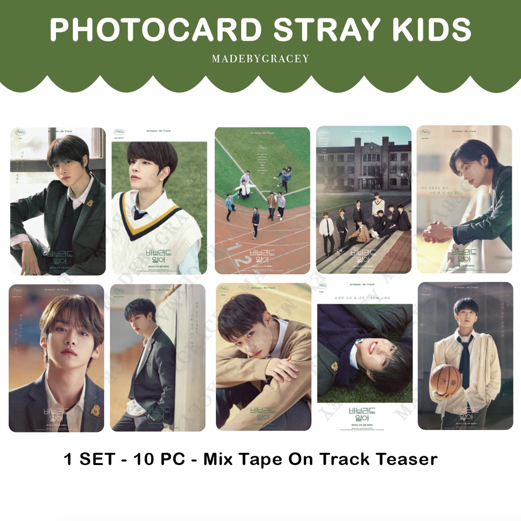 [PO] Photocard Stray Kids 1 Set Mixtape On Track