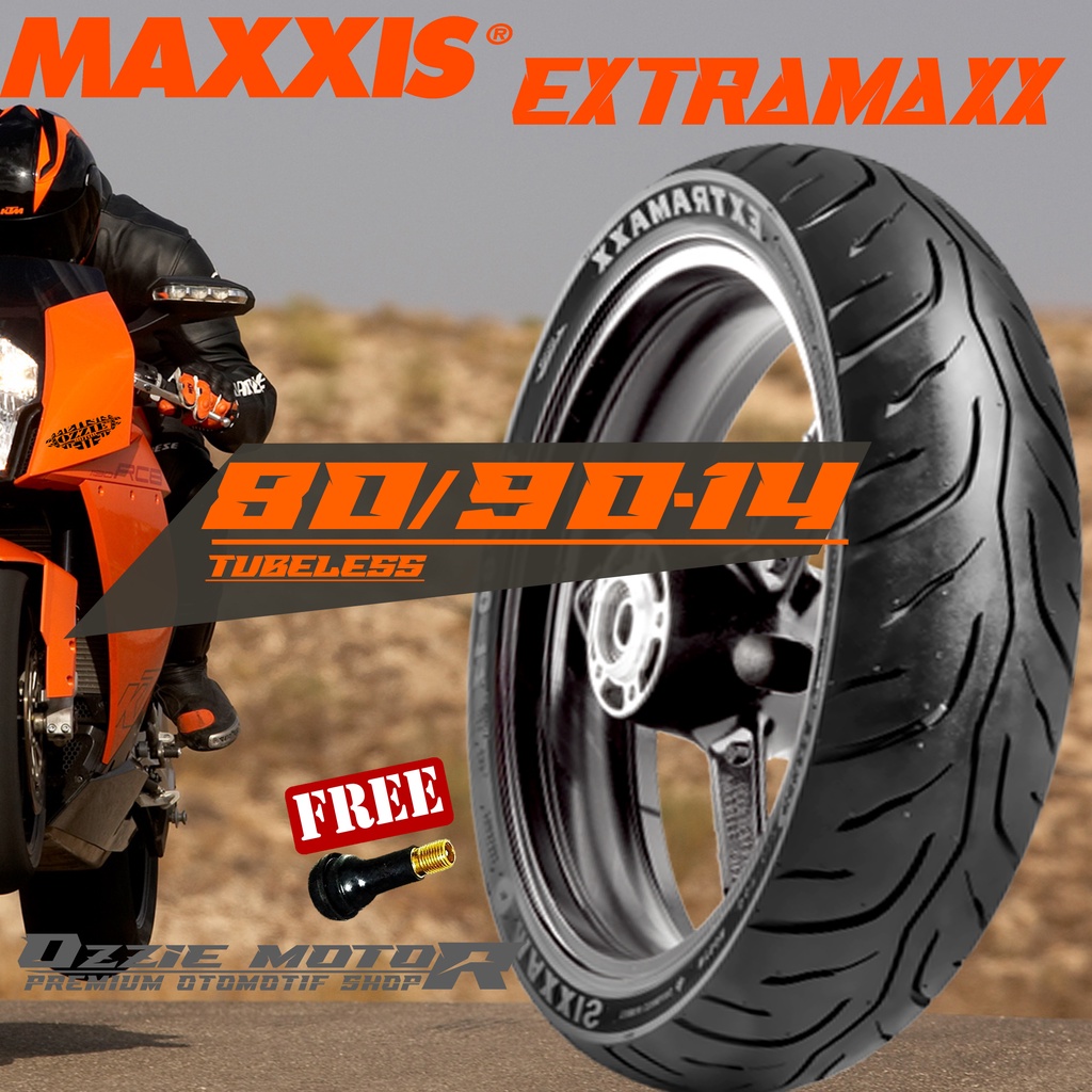 MAXXIS  Extramaxx 80 90-14 Ban Tubeless Matic Beat Mio Vario new