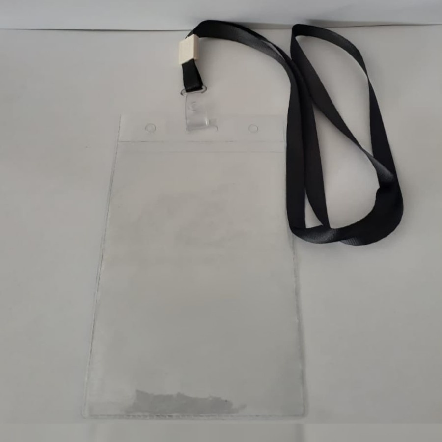 

Name Card Plastik+Tali/Set Name Tag Panitia Seminar/Plastik ID Card