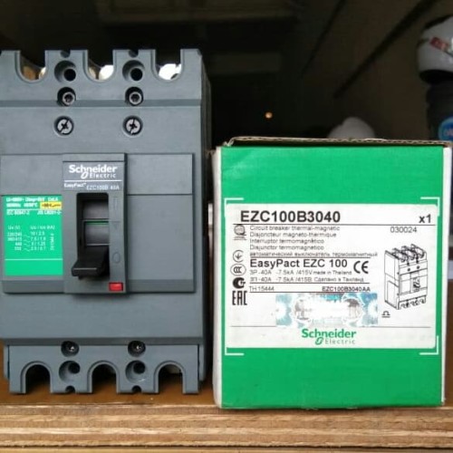 ORIGINAL! MCCB BREAKER mcb schneider ezc  20a-100A 7,5KA-10KA MCCB EZC