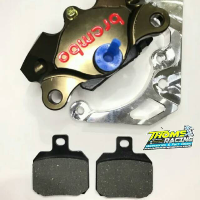 PAKET KALIPER BREMBO 2 PISTON DEPAN BELAKANG NMAX